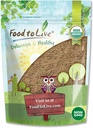 Fødevarer til levende økologisk Psyllium Husk pulver, 2 Pounds - Non-GMO, Kosher, Ultra Fine, Usødet, Unflavored, Rich in Fiber, Natural Food Thickener, Great for Bagning, Raw, Bulk, Vegan, Keto Friendly