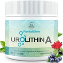 Urolithin A 2000mg pulver supplement med superfood, Adaptogen Blend & Prebiotika - 4.23 OZ