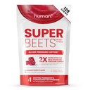 Humann SuperBeets Heart Chews, nitrogenoxid og blodtrykssupport, Grape Seed Extract & Non- GMO Beet Root Powder Energy, Pomegranat Berry Flavor, 120 Greve