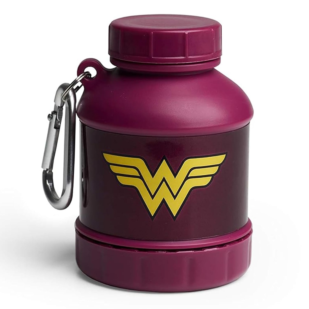Smartshake Justice League Protein Powder Storage Container 50g Protein Shaker Flaske Funnel 110ml BPA Gratis Wonder Woman Gaver DC Comics Protein Shakes Flaske Opbevaring for kvinder