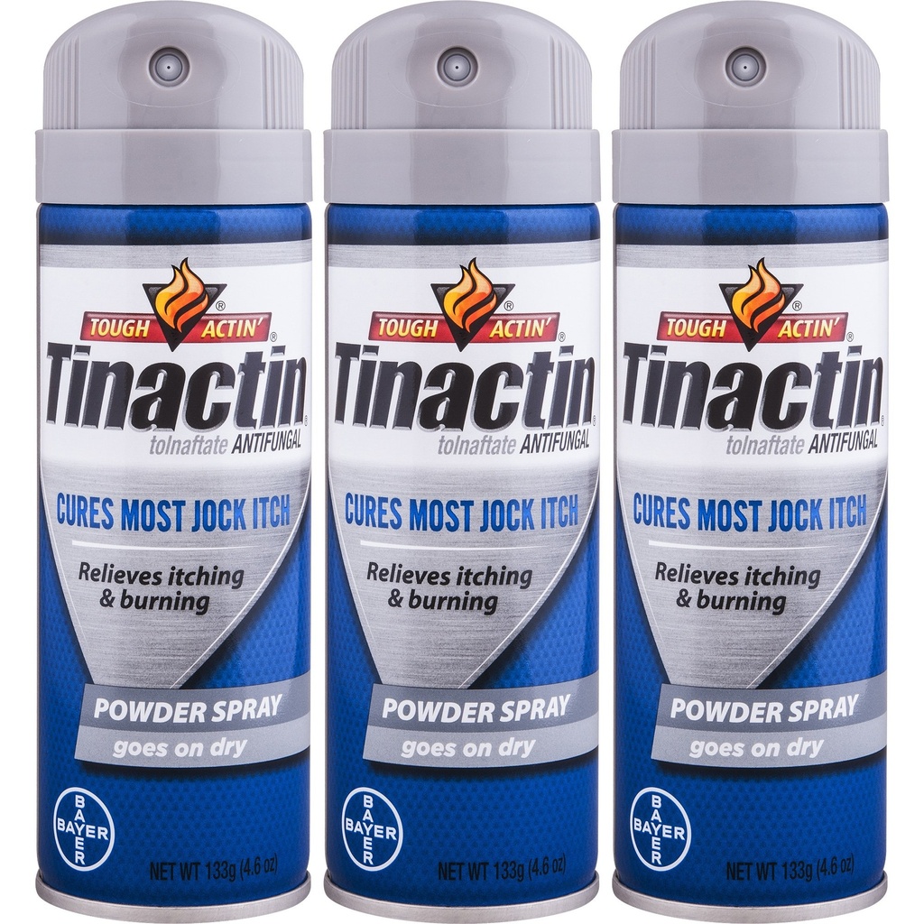 Tinactin Jock Itch Spray Powder, 4, 6 oz. (Pakning med 3)