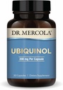 Dr. Mercola Ubiquinol, 30 Servere (30 kapsler), 200 mg Per kapsel, Kosttilskud, Understøtter energiproduktion, Non- GMO