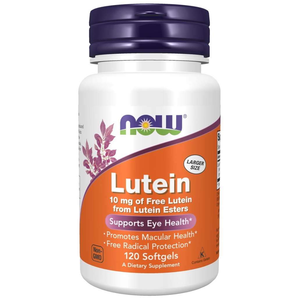 Now Foods Lutein Esters, 120 Sgels 10 mg (pakke med 2)