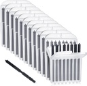 TreleCo 96 Pcs Høreapparat Øre Wax Guard Filter Cerumen Stop Rengøringsværktøj Tilbehør Høreapparat Rengøring Kit med Carry Case Kompatibel med Phonak, Widex, Resound Wax Traps, 12 pakker