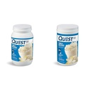 Quest Vanilla Milkshake Protein Powder Bundle, 24g Protein, 1g Sukker, 3 & 1,6 Pound, Low Carb, Gluten Free, 43 & 23 Servere