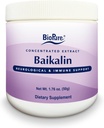 BioPure Baikalin Powder - Baiscalin Herb Extract from Roots of Chinese Skullcap to Support Neurological, Nervous, & Immune System, Stress Management, and Whole Body Balance and Wellness – 50g