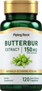 Butterbur Extract, 150 mg (per portion), 120 Quick Release kapsler