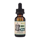 D3- vitamin K2 5000 IE Liquid Drops (5000 IE D3 og 200mcg på 99, 9% All- Trans Patenteret K2 MK- 7 (K2Vital)) Max Absorption Liquid Vitamin D Drops (30 Servering) af Double Wood