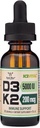 D3- vitamin K2 5000 IE Liquid Drops (5000 IE D3 og 200mcg på 99, 9% All- Trans Patenteret K2 MK- 7 (K2Vital)) Max Absorption Liquid Vitamin D Drops (30 Servering) af Double Wood