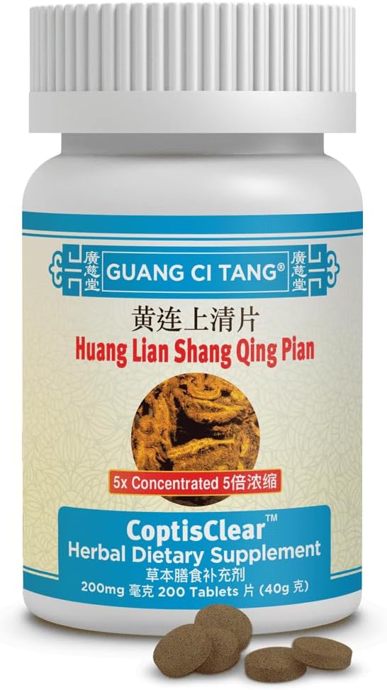 Huang Lian Shang Qing Pian CoptisClear 200 tabletter