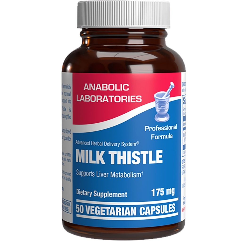 Silymarin Milk Thistle Extract Kapsler - Clinical Milk Thistle Lever Kosttilskud til kvinder & Mænd med Standardized 80% Silymarin til lever Rense Detox Support - Vegan Made in The USA - 50 Serveringer