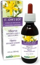 Naturalma St. John 's Wort (Hypericum perforatum) urt med blomster Alkohol- Gratis tinktur - 4 fl oz flydende ekstrakt i dråber - Urtetilskud - Vegan