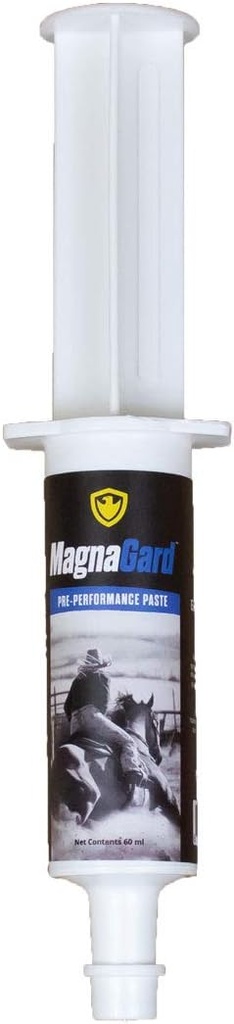 Pre- Performance Paste til heste - All Natural Calmer, Acid Buffer, Gastric Support w / Electrolytes - 60ml Springe
