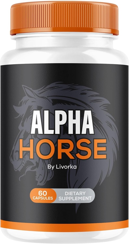 Alpha Horse, Alpha Horse piller til mænd, Alpha Horse kapsler, Alpha Horse supplement, Alpha Horse Vitamin Alle naturlige Premium Formel, Alpha Horse Supplement Support, 60 Kapsler til 1 måned