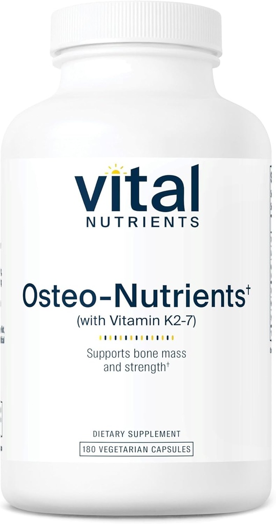 Vital Nutrients Osteo- Nutrients Б124; Vitamin K2 + D3, Calcium, og Magnesium til ben & hjerte Support *