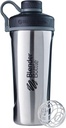 BlenderFlaske Radian Shaker Cup Isoleret rustfrit stål vandflaske med Wire Whisk, 26 -Ounce, Natural / Black