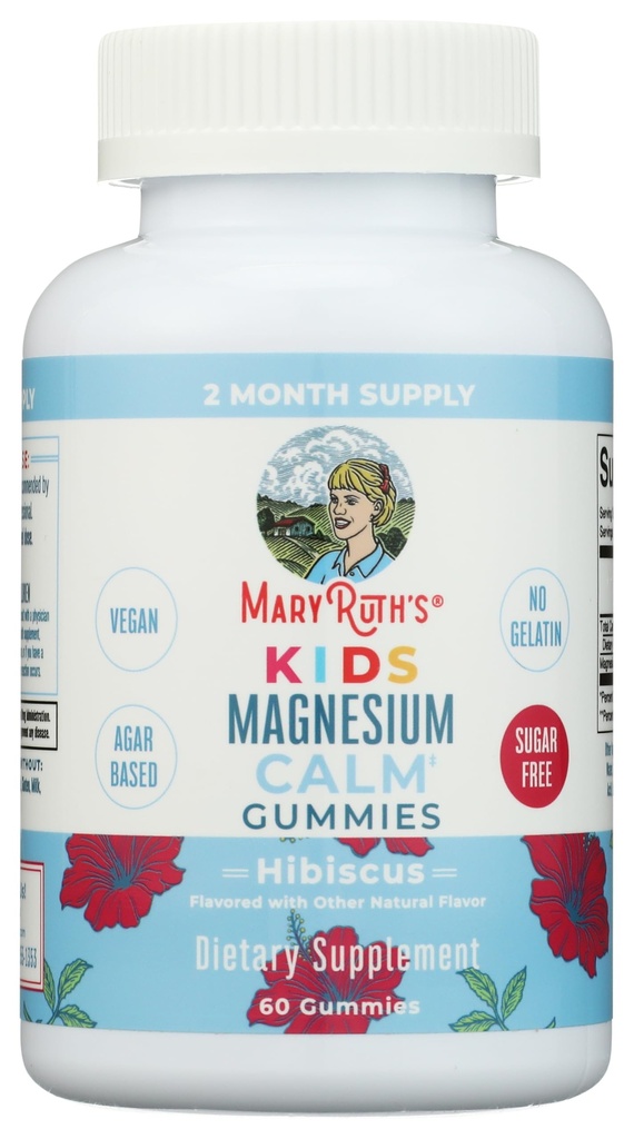 Kids Magnesium Citrate Gummies by MaryRuth 's Shut 124; 2 Months Supply Shut 124; Sugar Free Shuck 124; Calm Magnesium Gummies for Kids 2 + - 124; Knoglerelateret 124; CalciumAbsorption; Essential Mineral Shape 124; Vegan Shut 124; 60 Tæl