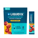 Liquid I.V. ® Hydration Multiplier ® - Golden Cherry - Hydration Powder Packets - 124; Electrolyte Powder Drink Mix 124; Praktisk Single-Serving Sticks - 124; Non- GMO - 124; 16 Serveringer (pakke med 12)