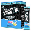 GHOST Hydration Pakninger, Sonic Ocean Water, 24 sticks, Electrolyte Powder - Drik mix supplement med magnesium, kalium, calcium, C-vitamin - Vegan, fri for soja, sukker og gluten