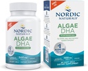 Nordic Naturals Algae DHA - 90 Soft Gels - 500 mg Omega-3 DHA - Certificeret Vegan Algae Oil - Plantbaseret DHA - Brain, Eye & Nervesystemet support - non-GMO - 45 Serveringer