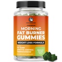 Morgen Fat Burner Gummy Gummees 124; Vægttab for kvinder & Mænd Gumme124; Termogen Belly Fat Burner med grøn te, Garcinia, Green Coffee Bean & Mere Budgel 124; Appetite Suppressant & Metabolisme Booster Gummies