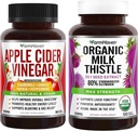 FarmHaven USDA Organic Milk Thistle Capsules and Apple Cider Vincipes Capsules