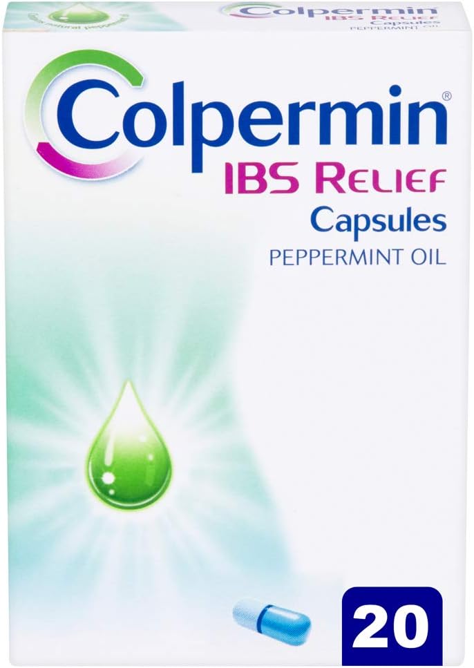 Colpermin Pebermynte Oil Capsules 20 Kapsler til irritabel tarmsyndrom