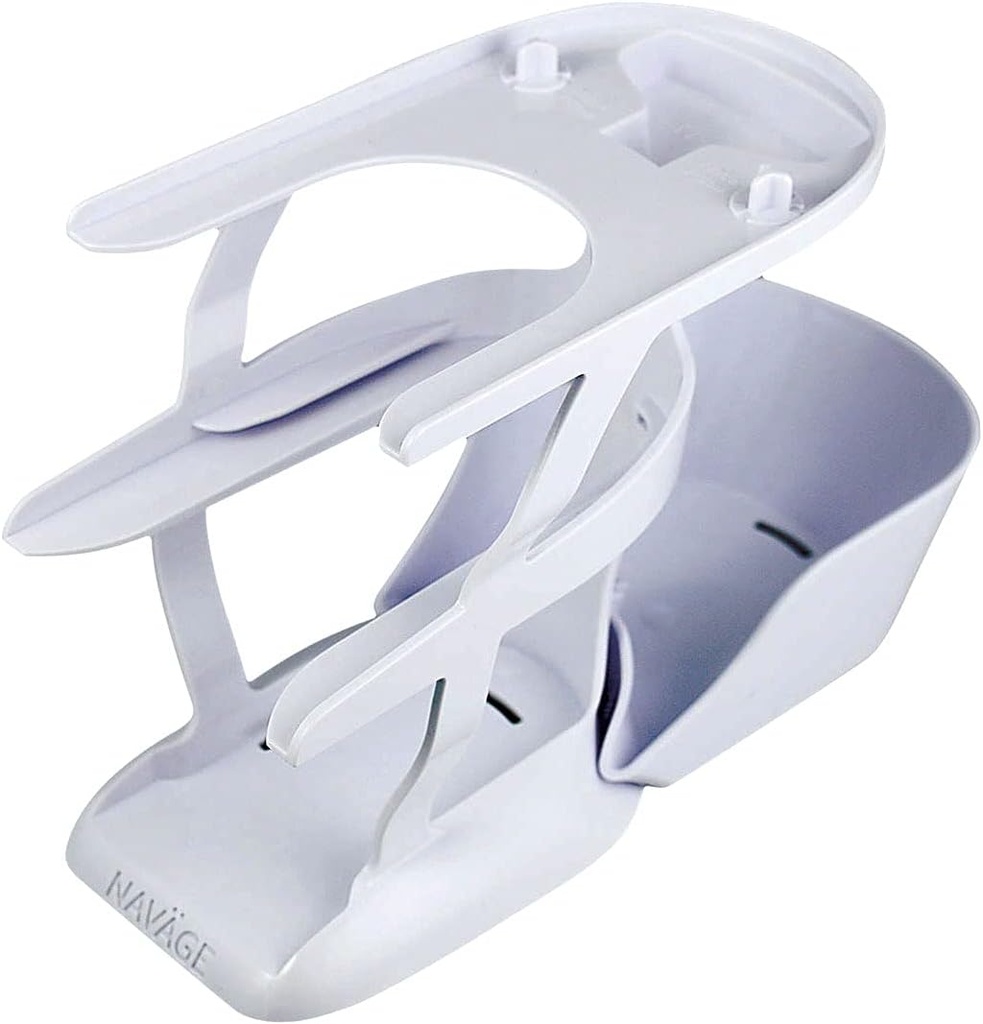 Navage Countertop Caddy - Opbevaring Caddy Organizer til Navage Nasal Vanding System - 3-Tier Næse Rengøring Supplies Organizer med Aftagelig bakke - Plastic Caddy Kun - Nasal Care Tilbehør