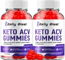 (2 Pack) Belly Blast Keto ACV Gummies - Advanced Formel Belly Blast Keto Plus ACV Gummies Apple Cider Vinagar, Weight Management, BellyBlast ACV Kosttilskud Anmeldelser Mænd Kvinder (120 Gummies)
