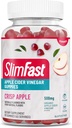 SlimFast Apple Cider Vinegaver, Kosttilskud med 500mg Økologisk Apple Cider Vinegaver Servering, Crisp Apple Flavor, 45 Servering (Packaging May Vary)