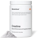 Momentous Creatin Monohydrat Powder - Creapure Creatin Powder - Understøtter Styrke, Lean Muscle, & Inddrivelse for mænd og kvinder - NSF Certified for Sport - 5 g pr Servering - 90 Servering