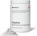 Momentous Creatine Monohydrate Powder - Creapure Creatine Powder - Supports Strength, Lean Muscle, & Recovery for Men & Women - NSF Certified for Sport - 5 g per Serving - 90 Servings
