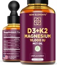 Flydende D3-vitamin med K2 & Magnesium Glycinate