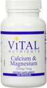 Vital Nutrients Calcium Magnesium Vitaminer, 225 mg / 75 mg, 100 Tælling