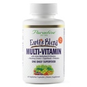 Paradise urter Jordens Blend Kvinder En gang Daglig Multivitamin med jern, 48 Økologiske superfødevarer, Probiotika, Antioxidanter, Vitamin A, B12, C, D, K2, 60 Kapsler