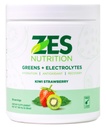 Grønne + Electrolytes, Kiwi Strawberry Flavor, Vegan, Non- GMO, Green Powder, Daily Green Boost, Vegetabilske pulver supplement, Organic Electrolytes, Recovery & Support, Smoothie Mix