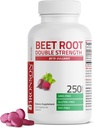 Bronson Beet Root Dobbelt Styrke, Non- GMO, 250 Vegetariske tabletter