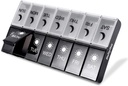 Ugentlig Pill Organizer 2 gange om dagen, Pill Box Stor kapacitet til piller / Vitamin / Fish Oil / Kosttilskud Medicine Organizer Double Protection, Pill case Portable Travel. (Dailylive)