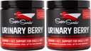Super snouts Urinary Berry Urinary Tract Kosttilskud til hunde & katte, Lavet i USA, US & Canadisk blåbær & Tranebær pulver, UTI, Nyre Health Support, Bstige Support til hunde (2,63 oz, pakke med 2)