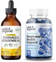 Wild & Organic Echinacea Goldenseal Tinktur 4 fl oz & Lung Detox Gummies