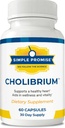 Simpelt løfte - Cholibrium - Mushroom supplement med Lions Mane - hjerte og kolesterol support, 60 kapsler