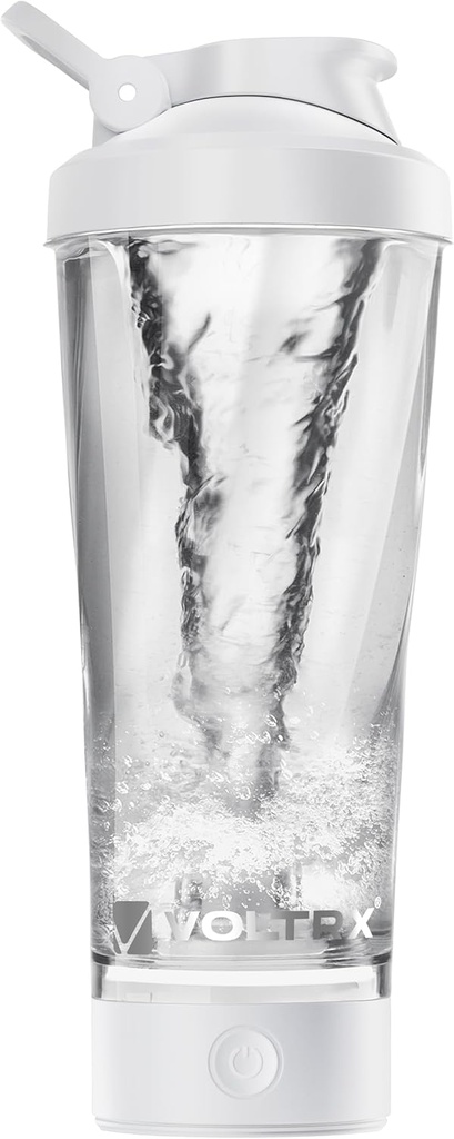 VOLTRX Premium Electric Protein Shaker Flaske, Lavet med Tritan - BPA Free - 24 oz Vortex Portable Mixer Cup / USB Rechargeable Shaker Cups til Protein Shakes