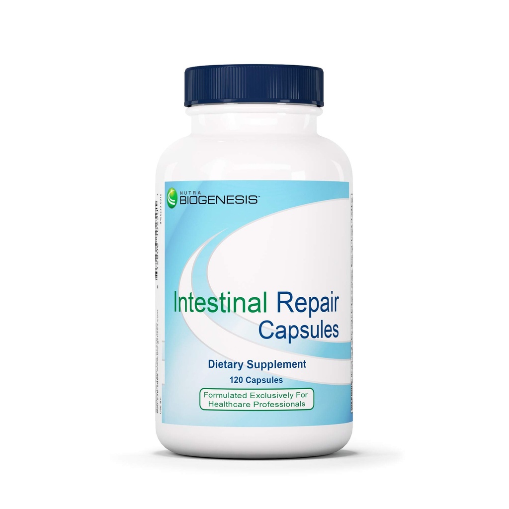 Nutra Biogenese Intestinal Reparationskapsler - Urte Gut sundhed supplement til kvinder & mænd med natriumbutyrate, dagligt - 120 kapsler