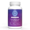Indkapsling Magnesium (Glycinat) 120 mg - supplement til Support Stress Relief, Sleep, Heart Health, Nerves, Muscles, og Metabolisme * - stærkt Absorberet Magnesium Glycinat - 90 Kapsler