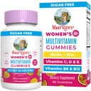 MaryRuth Organics, Sugar Free, Vegansk Vitamin Gummy, Immunitet Support Daily Multivitamin + Chasteberry, Hår, Hud og Negl for Kvinder, 60 Greve, pakke med 1