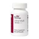 Bariatric Advantage Ultra Multivitamin med jern - Ultra Multi med jern - Kapselformat Multivitamin - Giver fuld kompleks af B-vitaminer - med C-vitamin, krom & mere - 90 kapsler