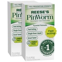 REESE 'S PINWORM Medicine Flydende til hele familien, Fuld præsentationsstyrke, 2 Oz, # 1 Doctor Anbefalet enkeltdosis Pyrantel Pamoat Dewormer for voksne & børn alder 2 +, Banana Flavor