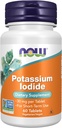 Now Foods Supplements, Kalium Iodide 30 mg, Non- GMO Project Verified, Kosttilskud, 60 tabletter