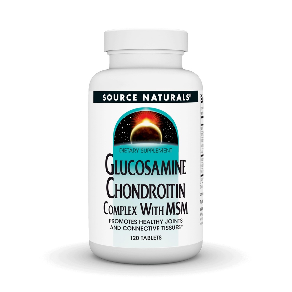 Source Naturals Glucosamin Chondroitin Complex with Msm - 120 tabletter