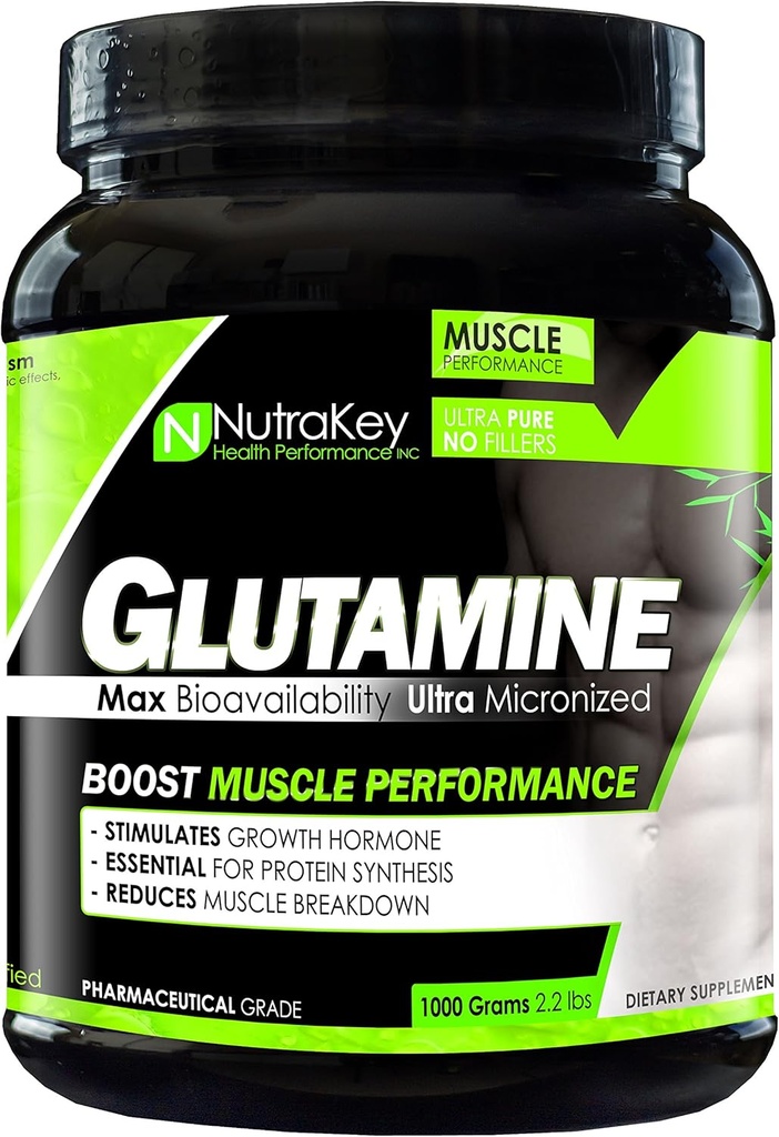 NutraKey L- Glutamin 1000 Gram